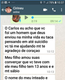 Depoimento de cliente 1